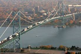 canada detroit bridge